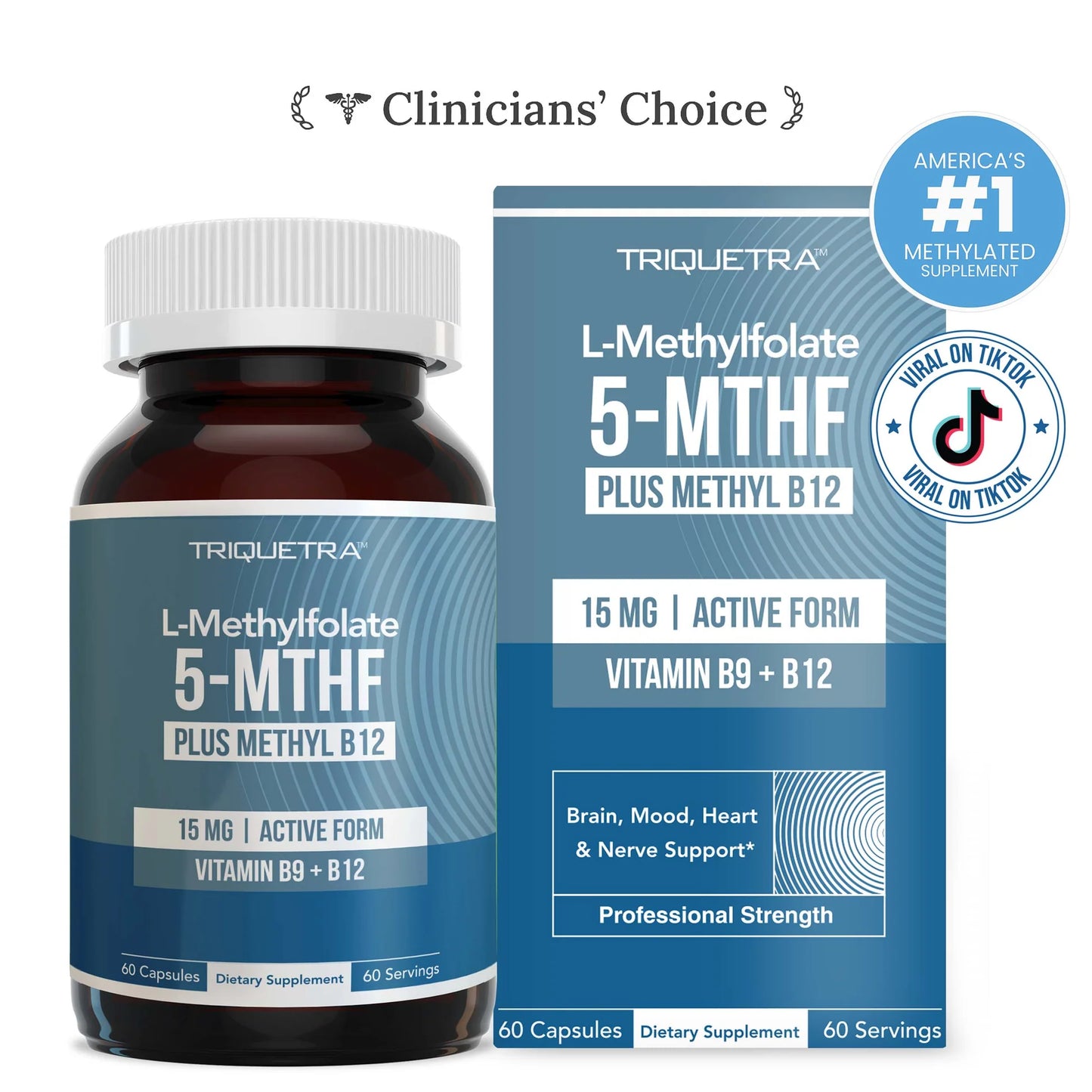 L-Methylfolate 15 MG Plus Methyl-B12 Capsules
