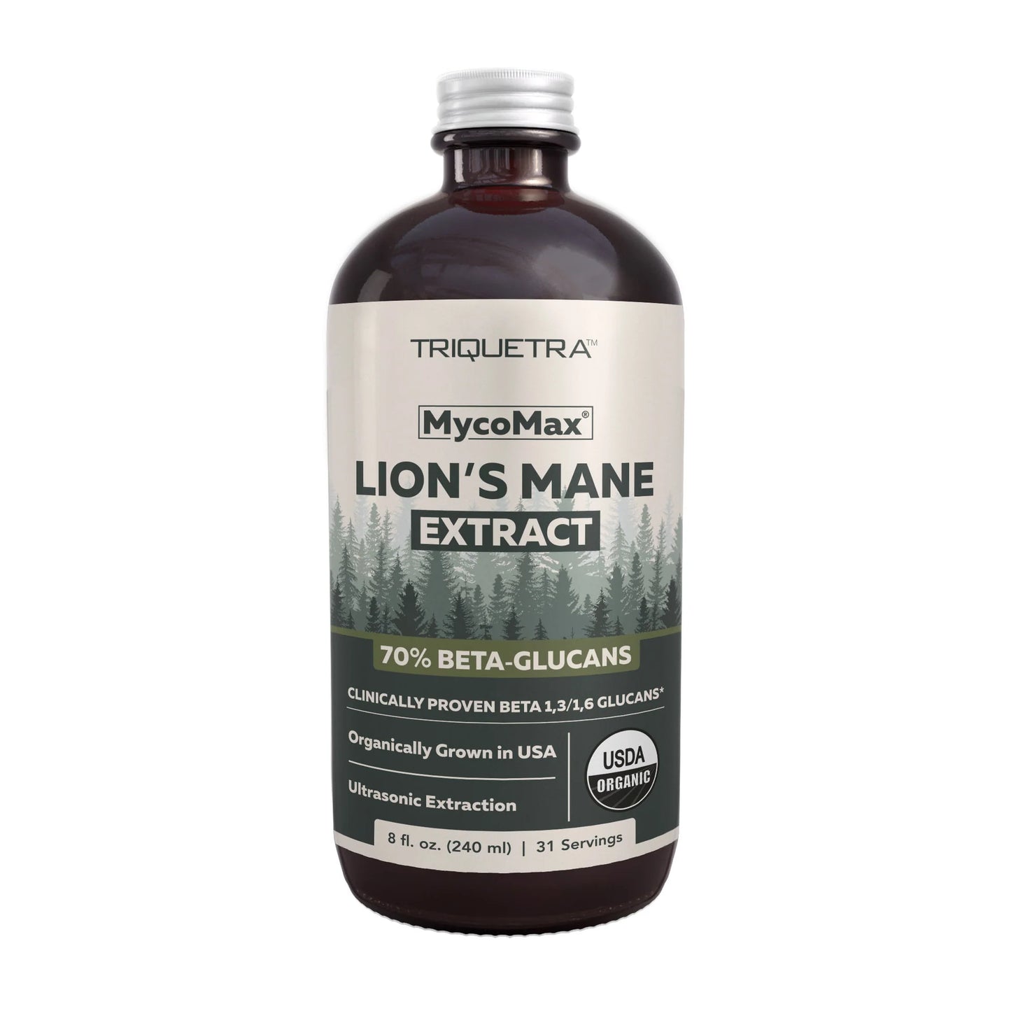 Triquetra MycoMax Lion's Mane Mushroom Extract Liquid Organic