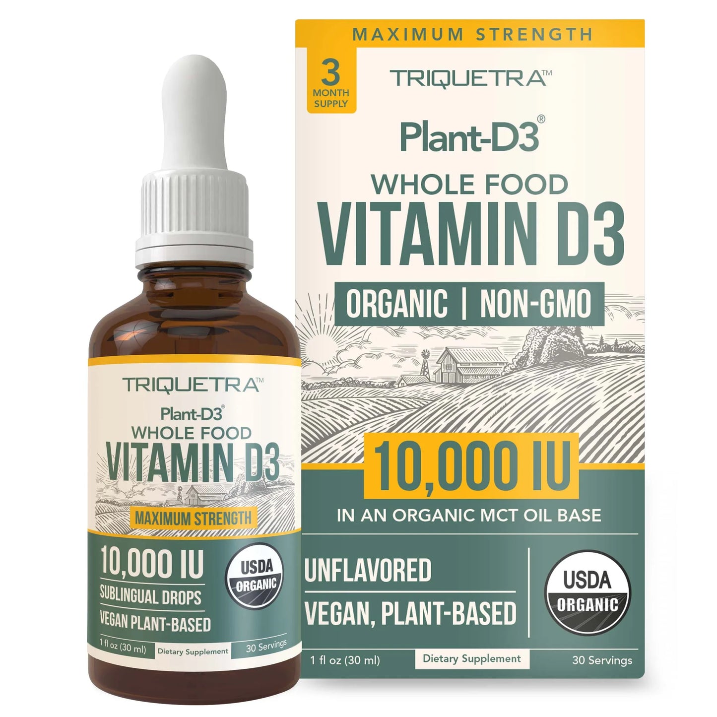 Plant-D3® Vitamin D3 10,000 IU Organic
