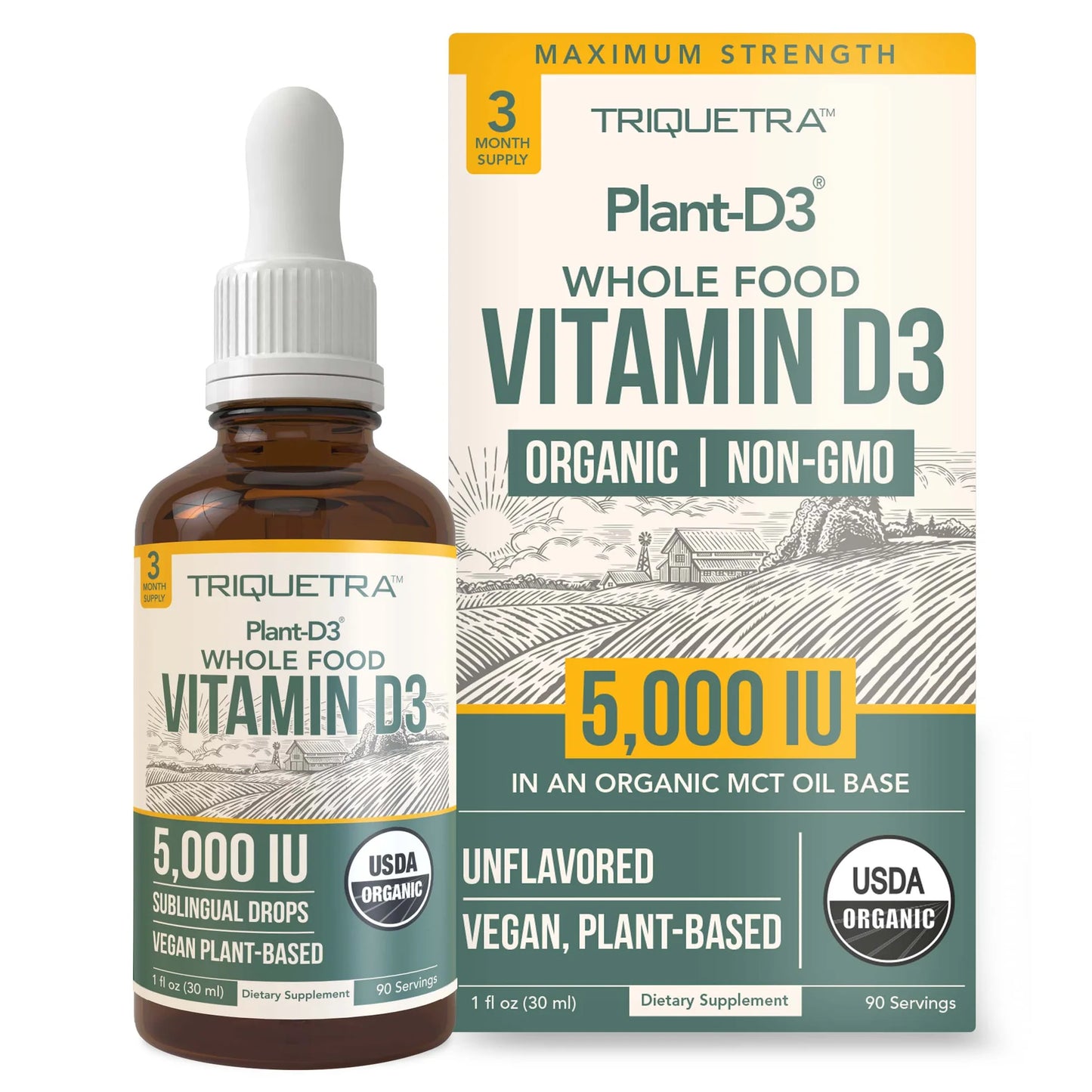 Plant-D3® Vitamin D3 5,000 IU Organic