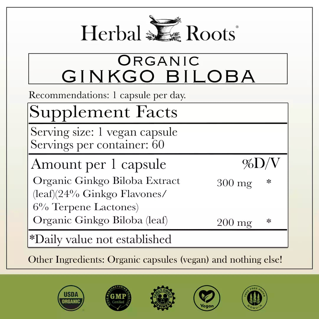 Ginkgo Biloba Organic