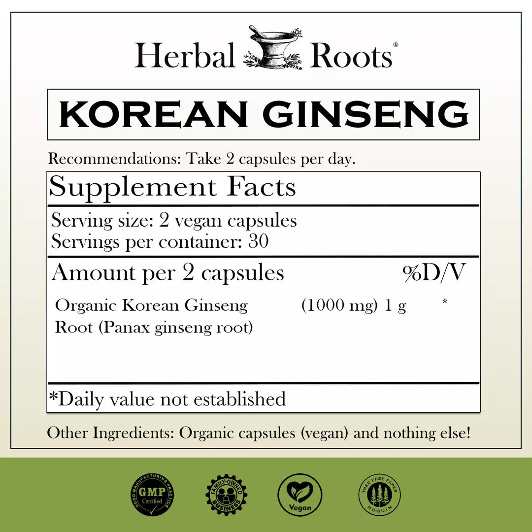Korean Ginseng Organic