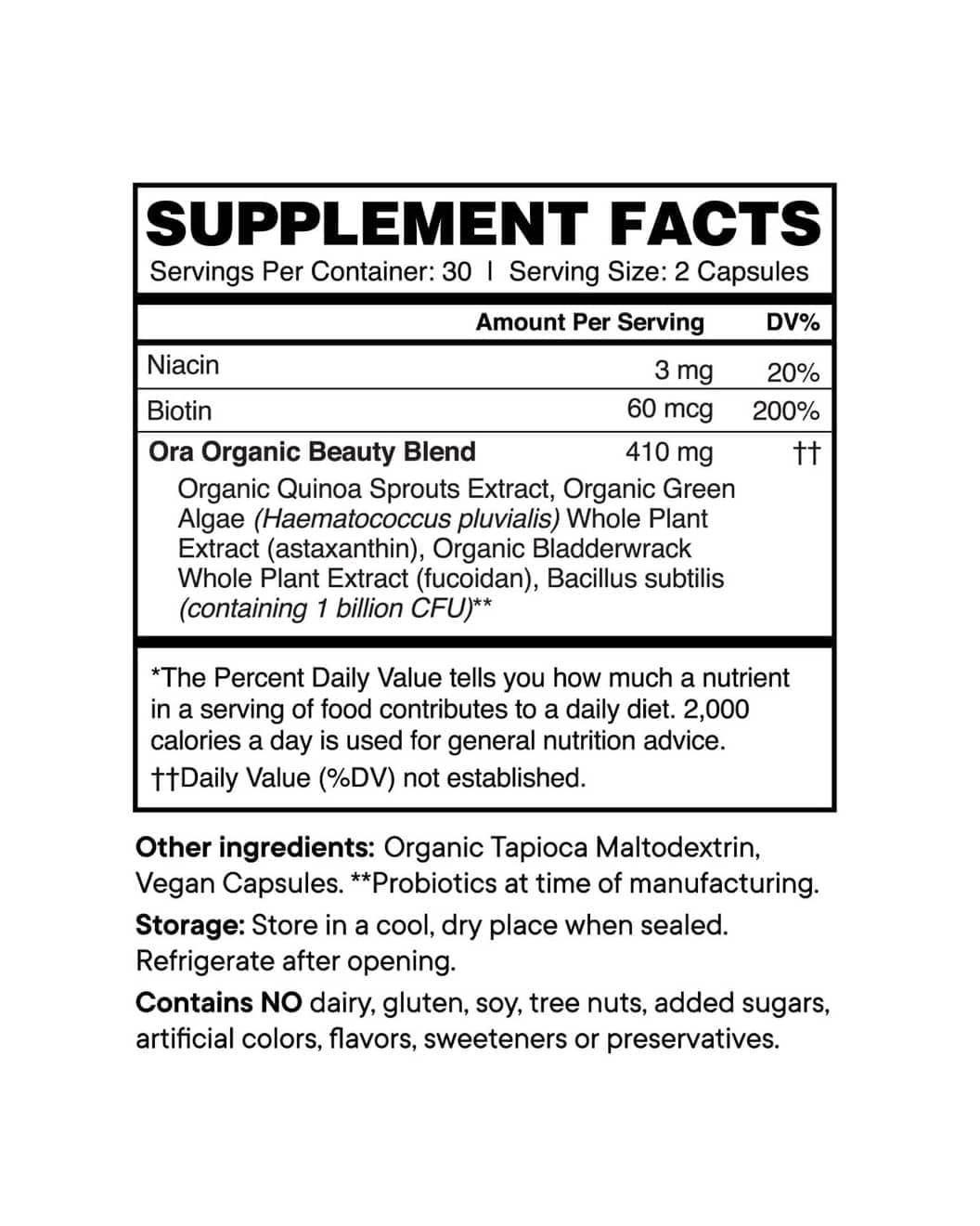 Beyoutiful Skin, Hair & Nails Support Organic