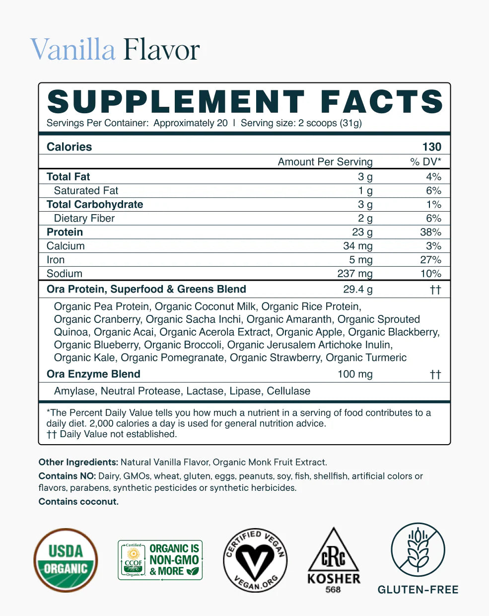 So Lean & So Clean Protein Organic