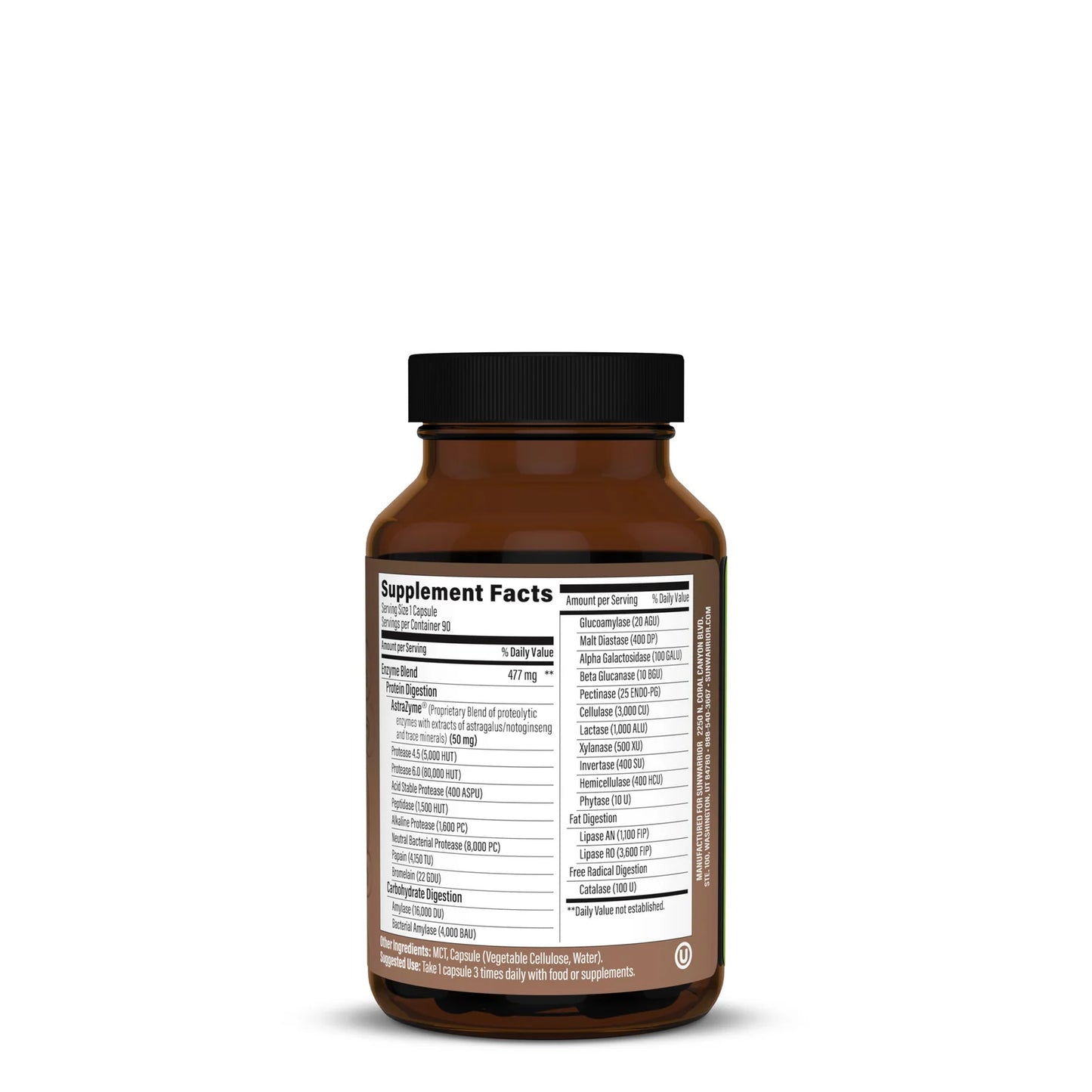 Sunwarrior Enzorb Digestive Enzymes Capsules