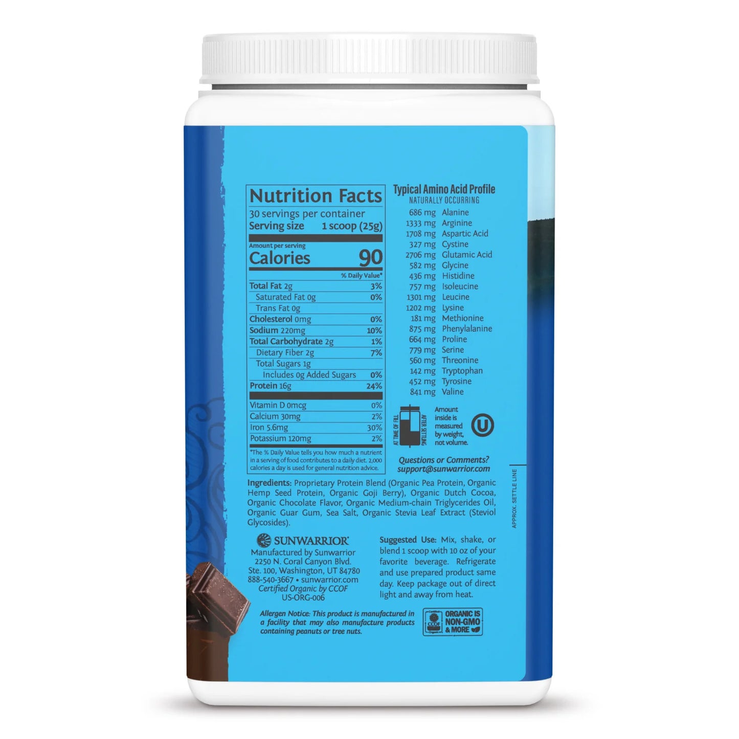 Protein Warrior Blend Organic