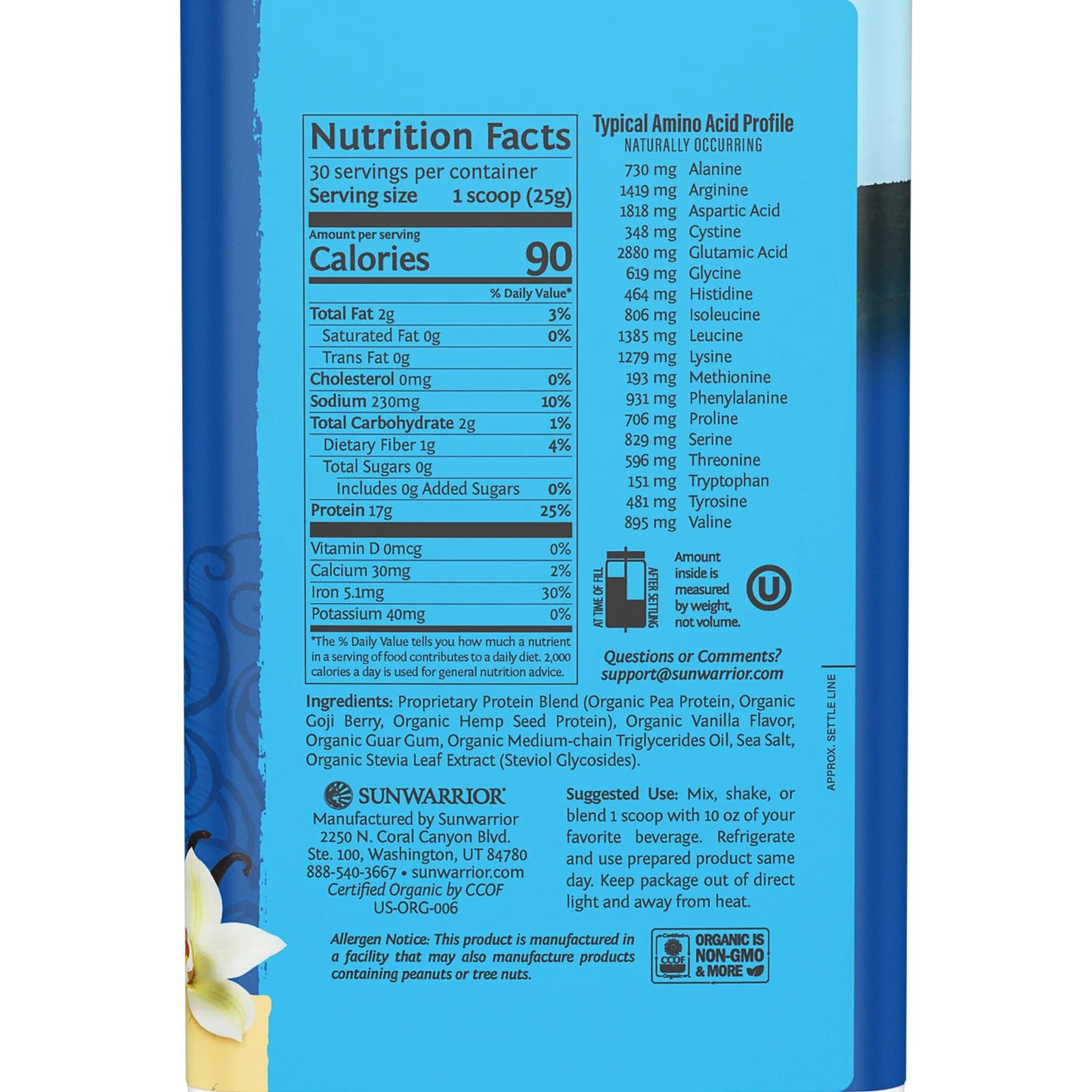 Protein Warrior Blend Organic