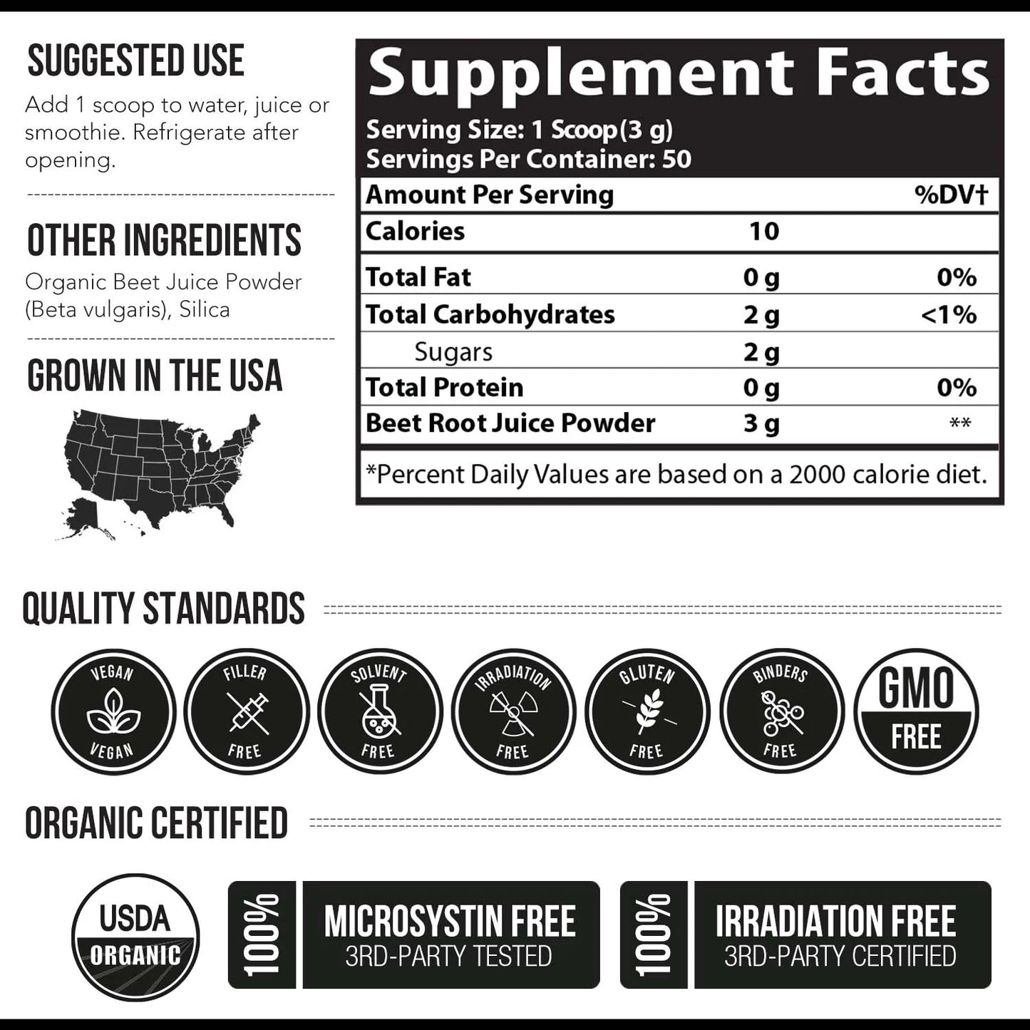 BioBeet Beetroot Juice Powder Organic