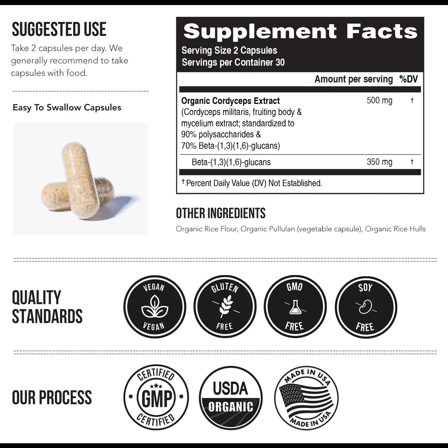 MycoMax Cordyceps Mushroom Extract Organic
