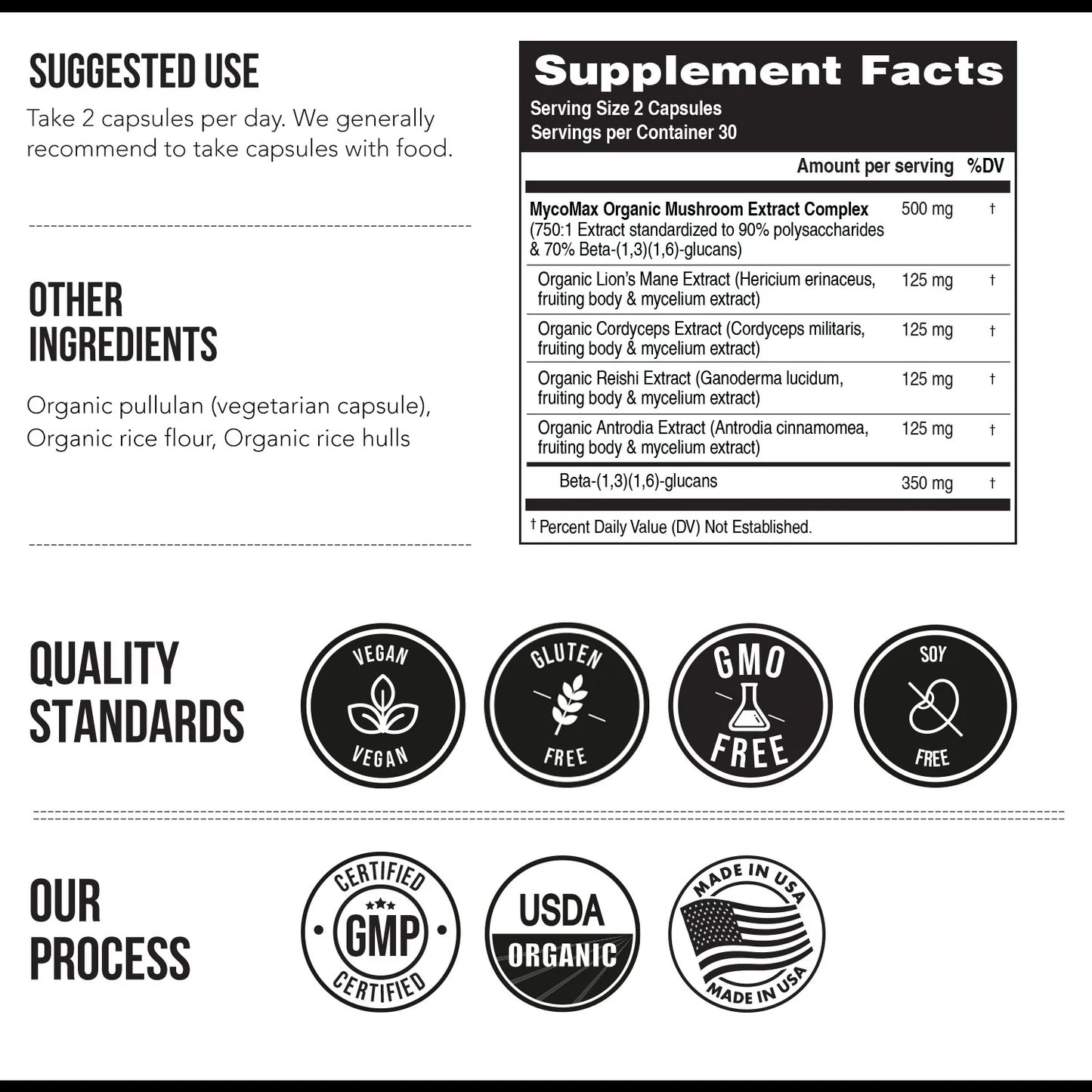 MycoMax Mushroom Extract Complex Organic