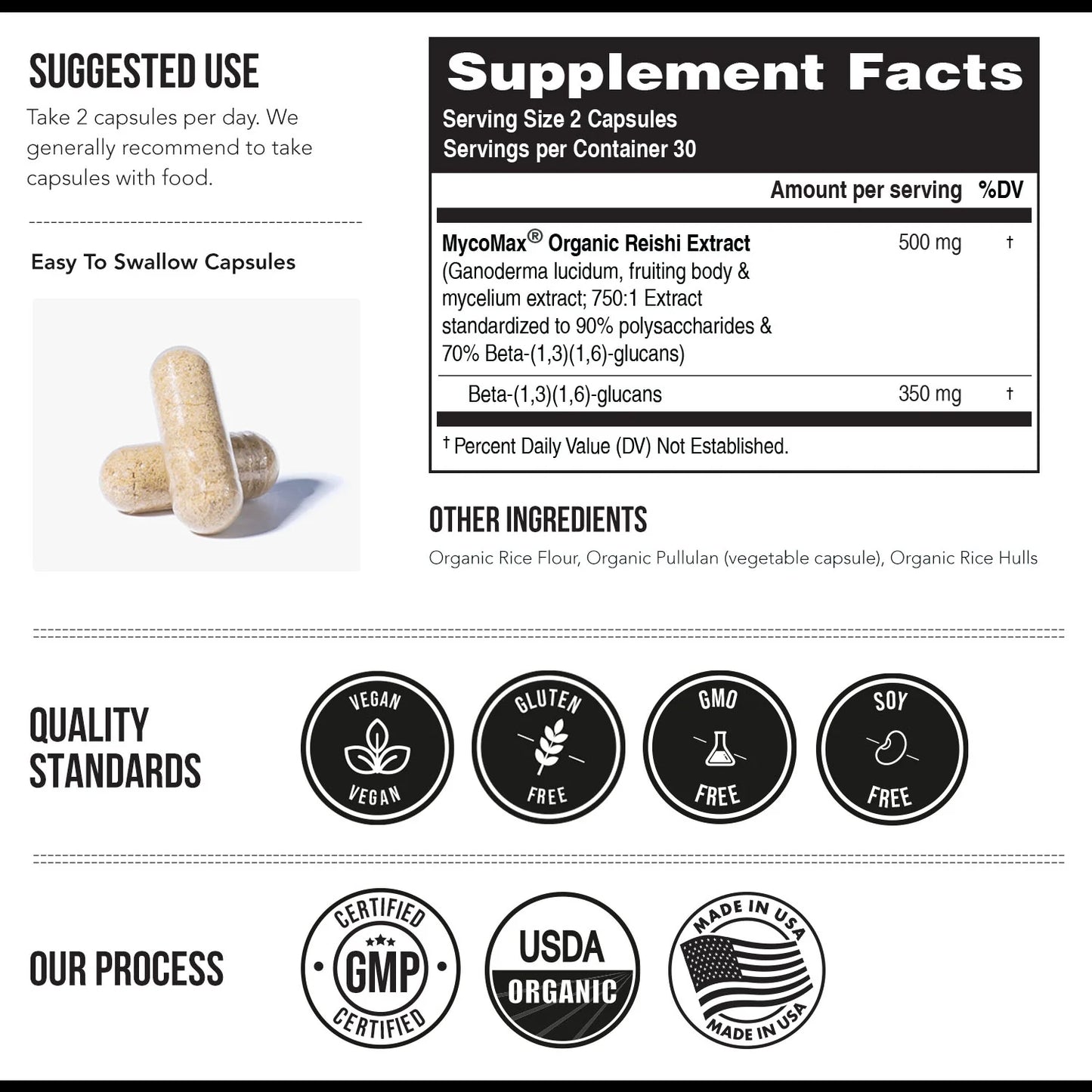 MycoMax Reishi Mushroom Extract Complex Organic