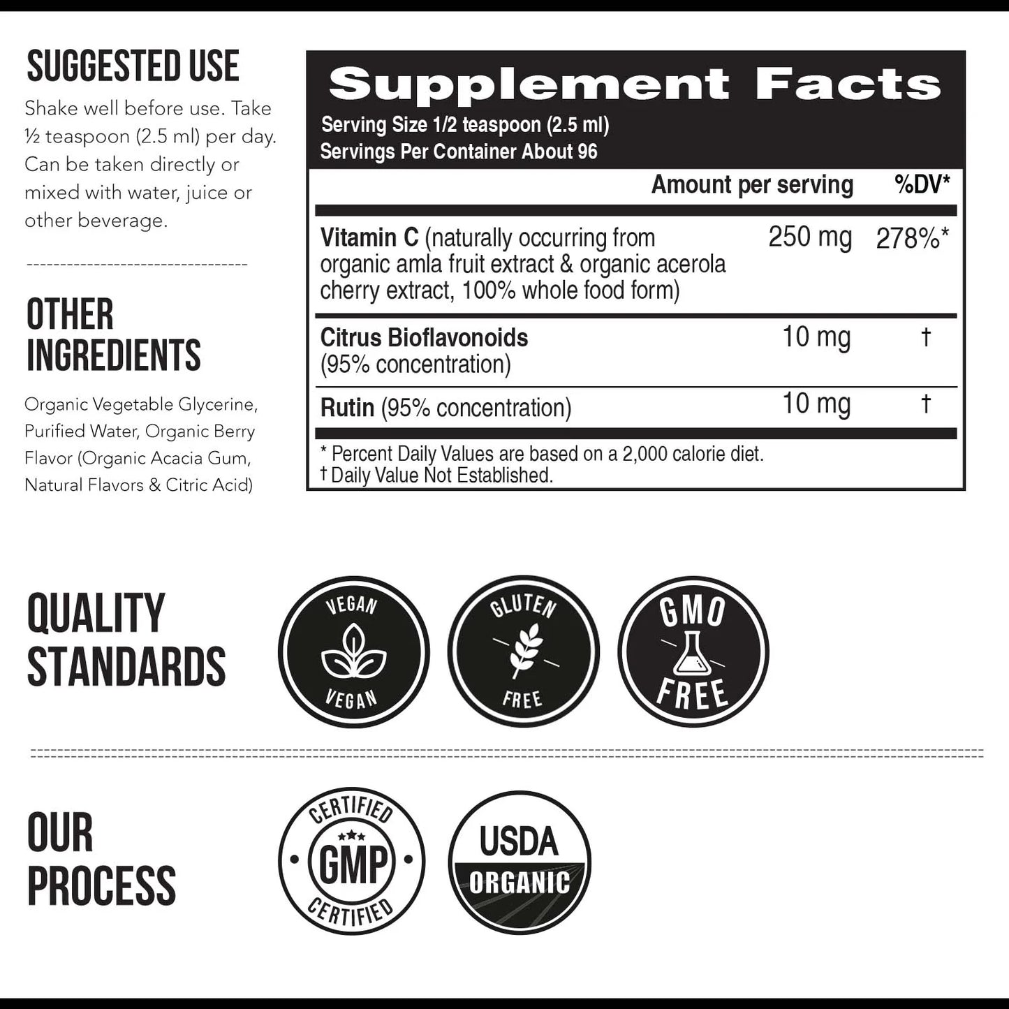 Triquetra Plant-C Whole Food Vitamin C Liquid Organic
