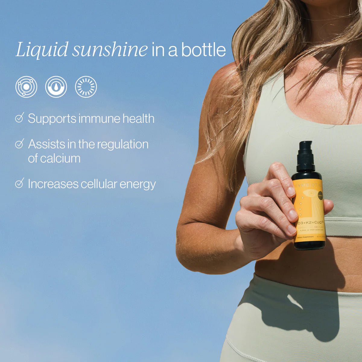 Vitamin D3 + K2 + CoQ10 Liposomal