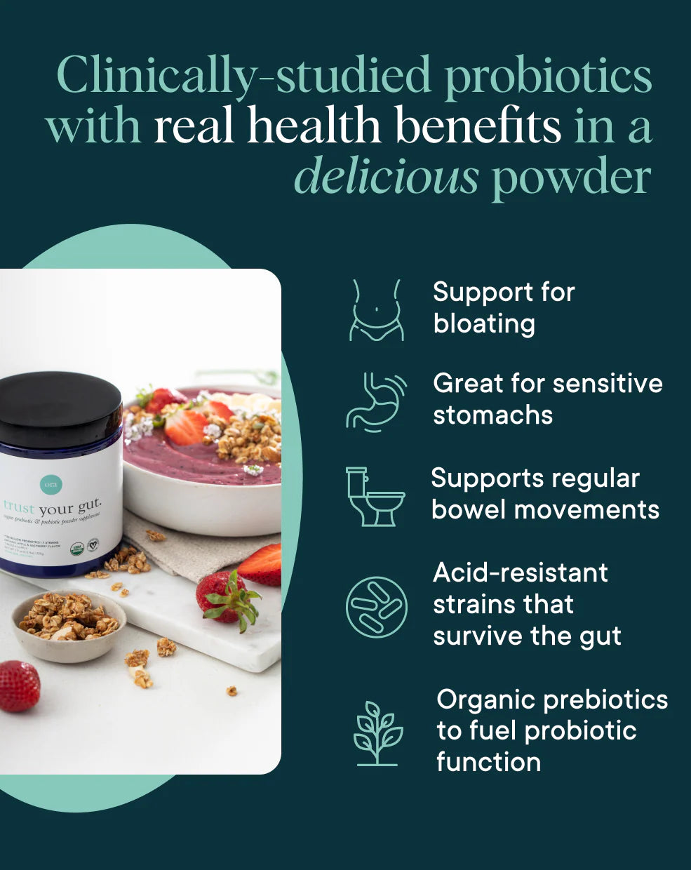 Trust Your Gut Probiotic & Prebiotic Organic