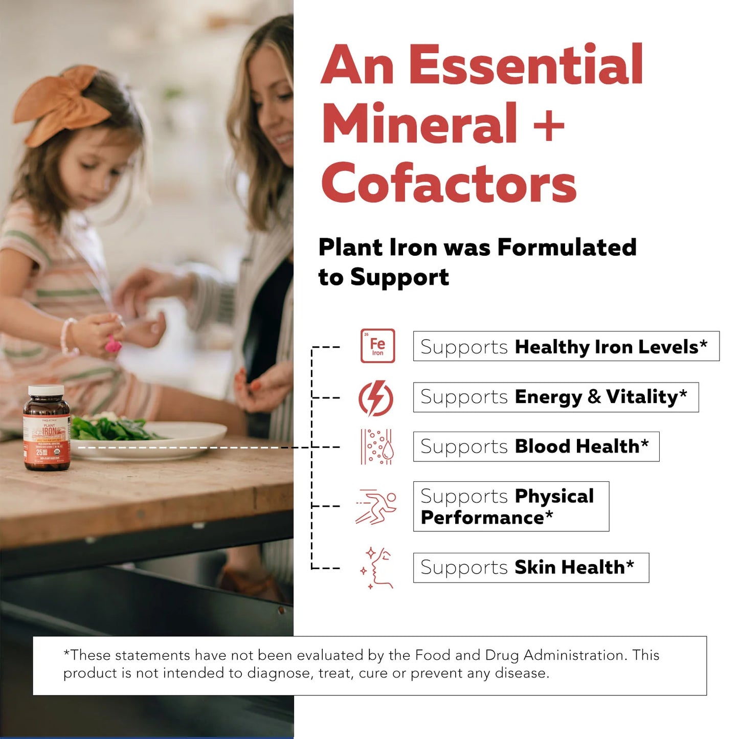Iron Plus Cofactors Organic