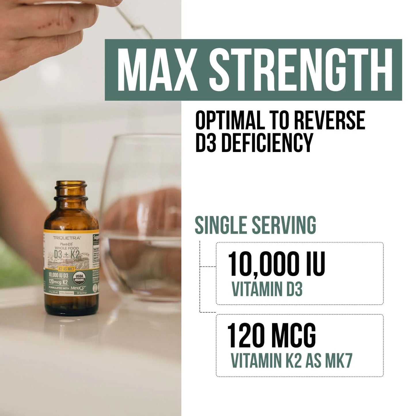 D3 + K2 10,000 IU Organic