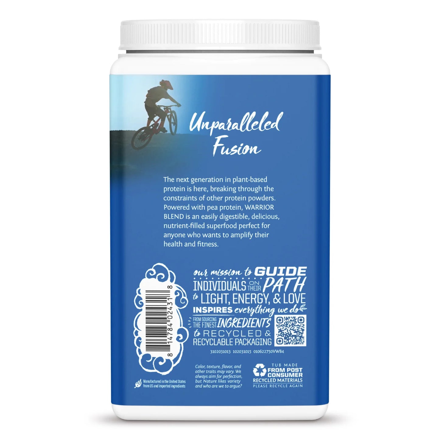 Sunwarrior Protein Warrior Blend Vanilla Powder Organic