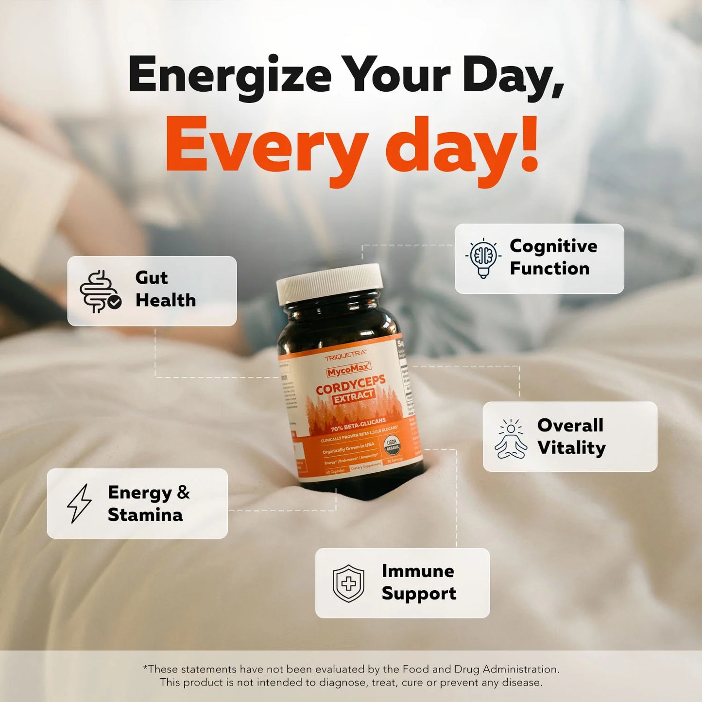 MycoMax Cordyceps Mushroom Extract Organic