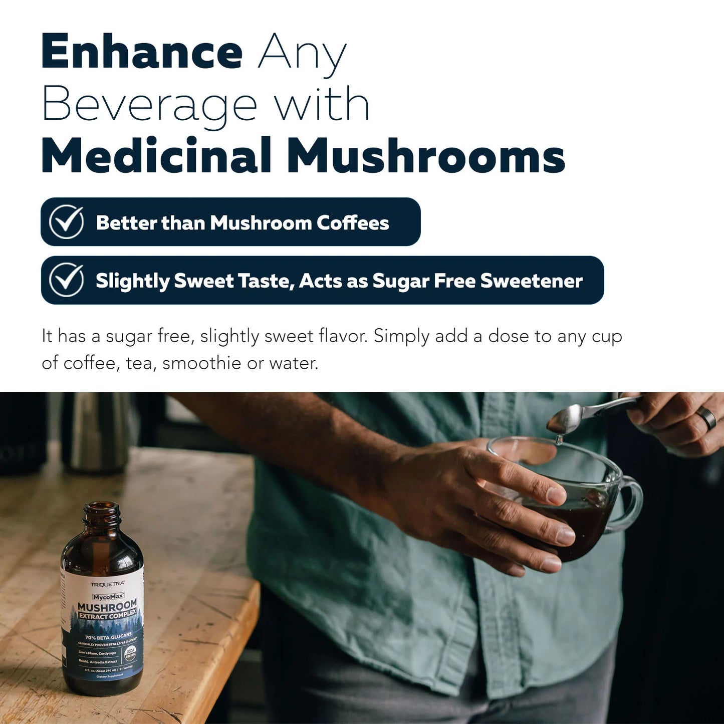 Triquetra MycoMax Mushroom Extract Complex Liquid Organic