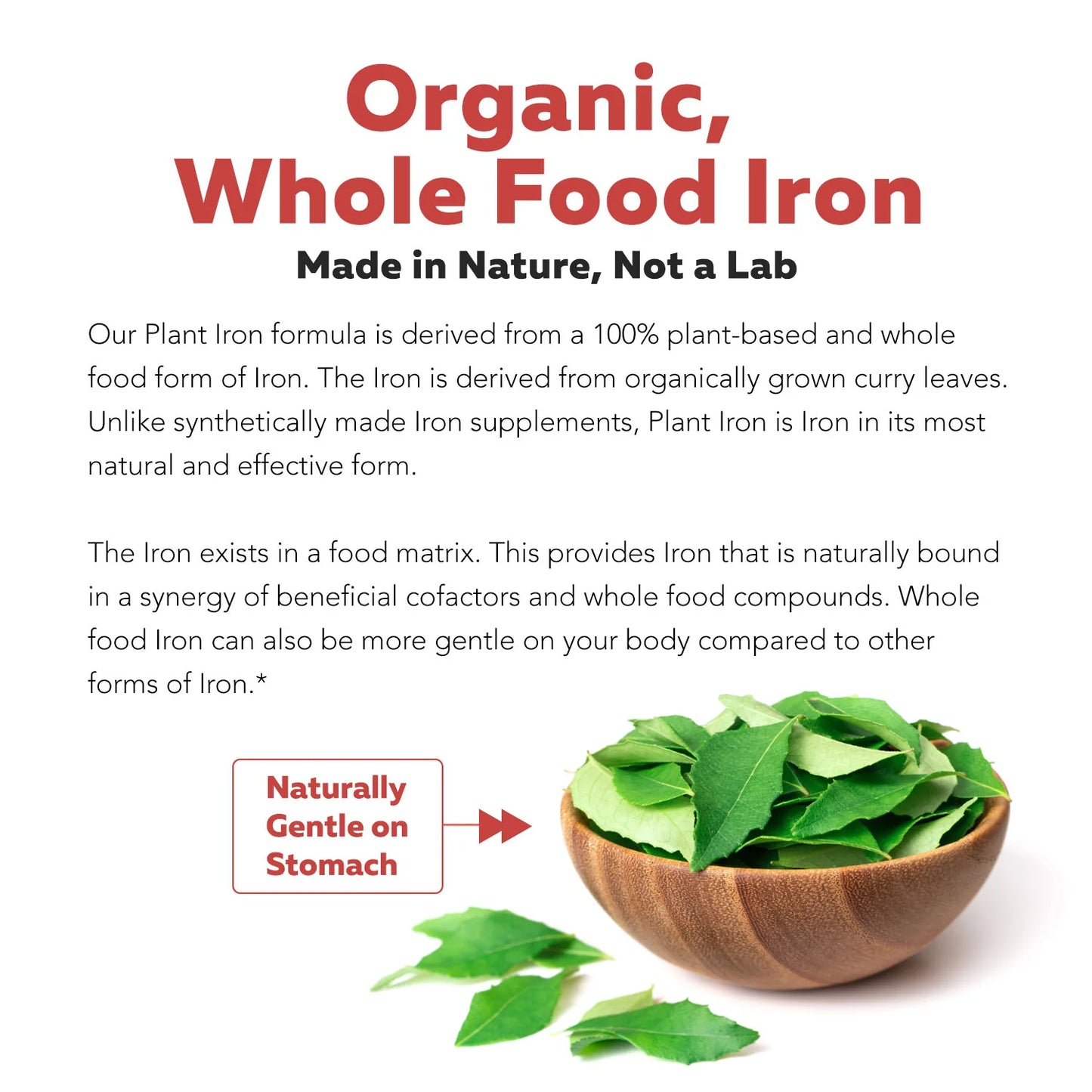 Iron Plus Cofactors Organic