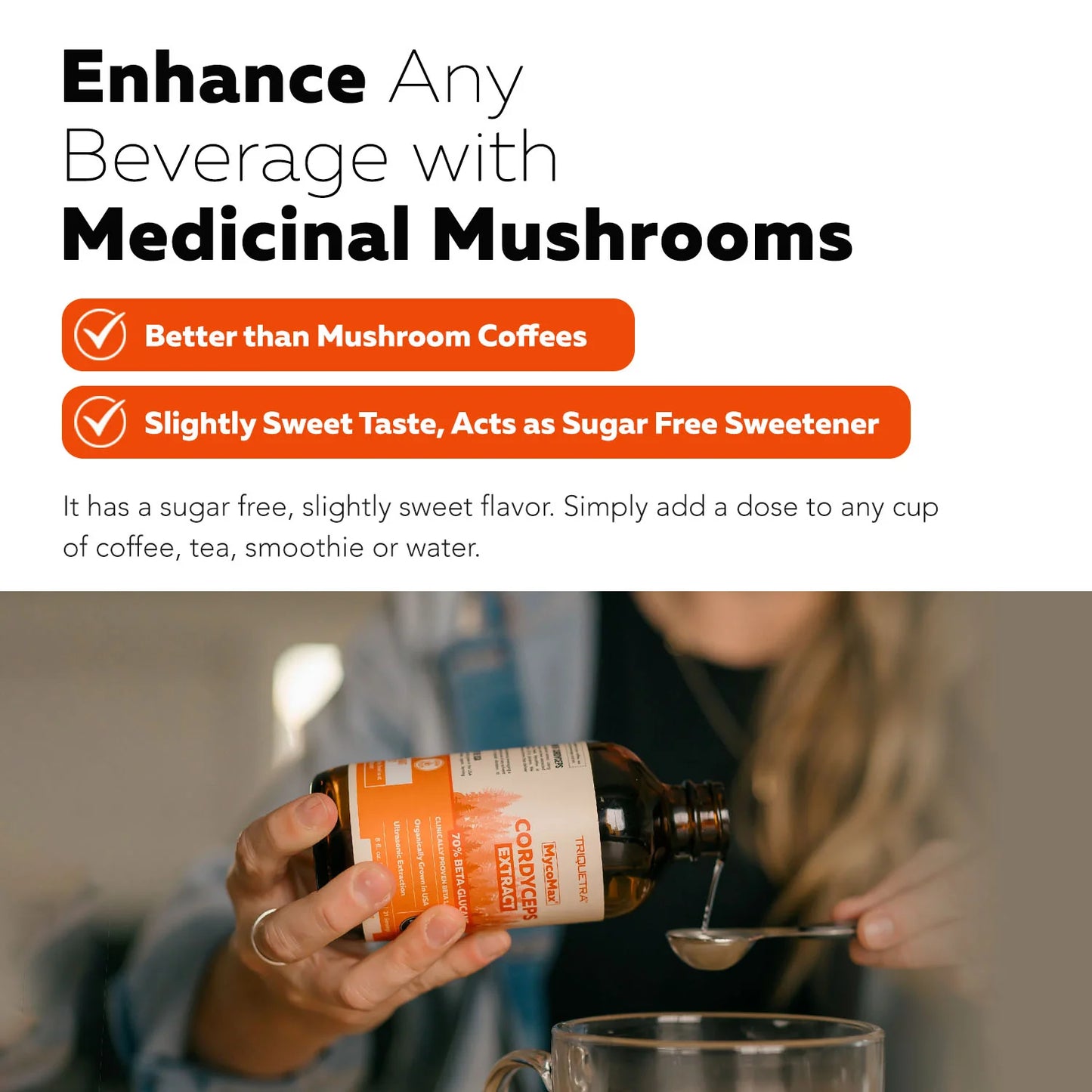 Triquetra MycoMax Cordyceps Mushroom Extract Liquid Organic