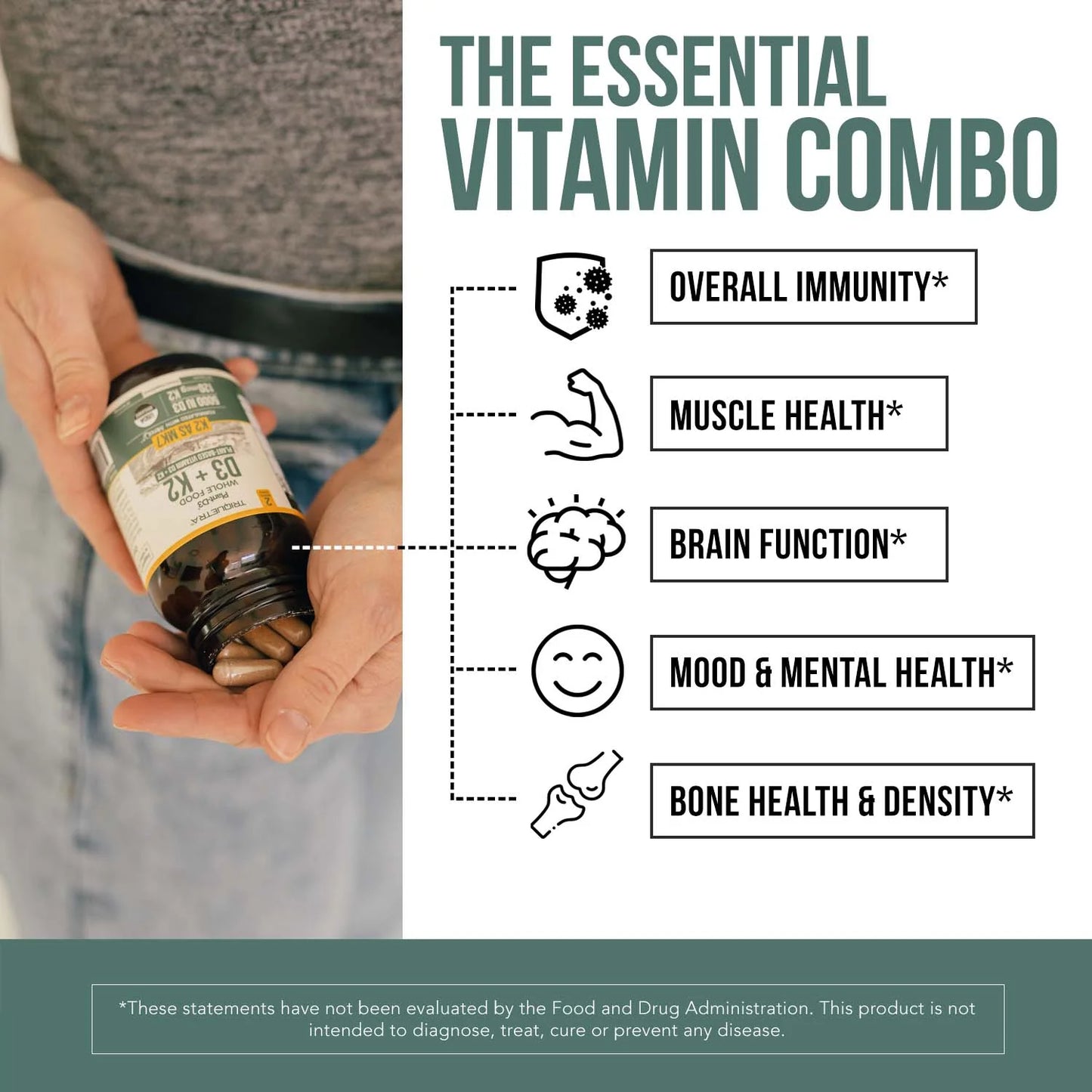 Plant-D3® Vitamin D3 + K2 5,000 IU Organic