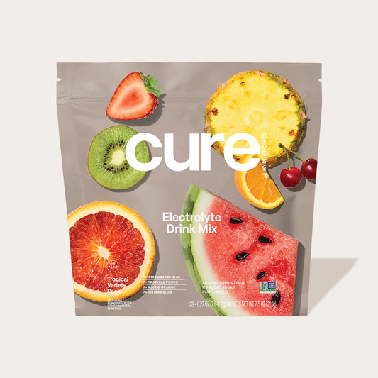 Cure Hydration Electrolyte Drink Tropical Variety Pack