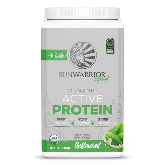 Sunwarrior Active Protein Unflavored Powder Organic