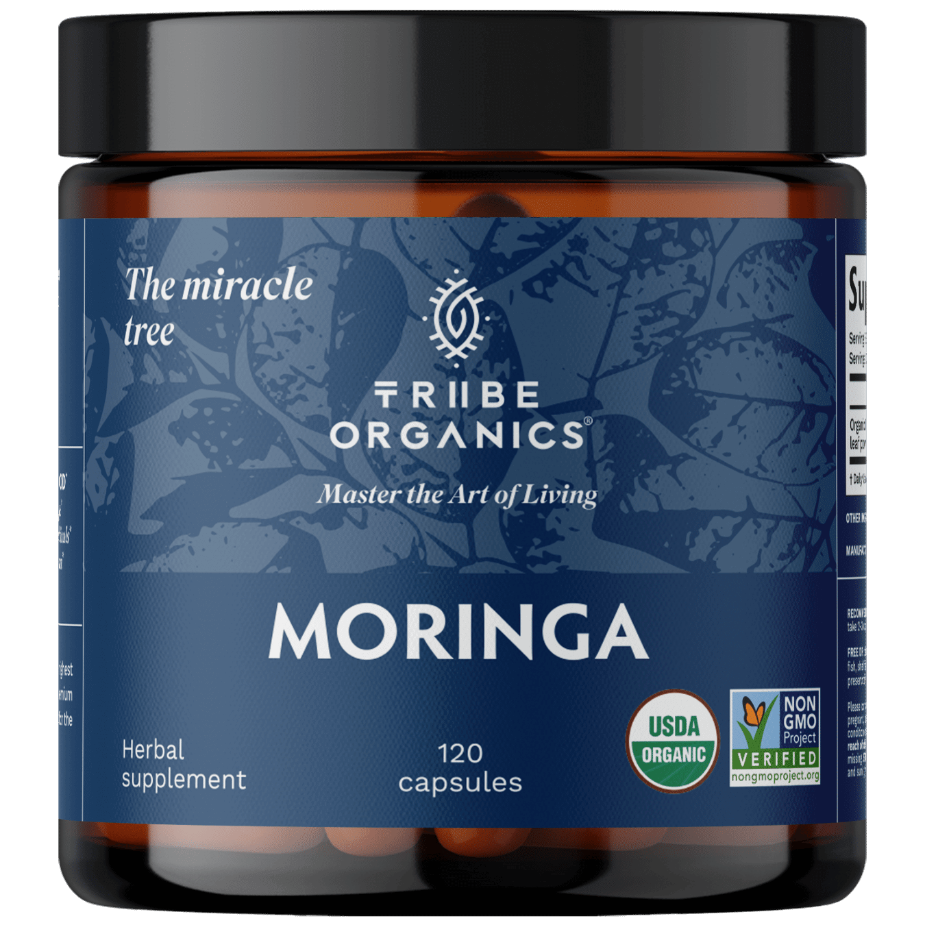 Tribe Organics Moringa Capsules Organic