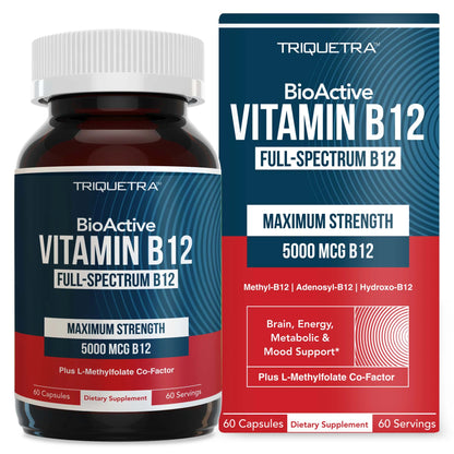 BioActive Vitamin B12 Plus L-Methylfolate 5,000 MCG