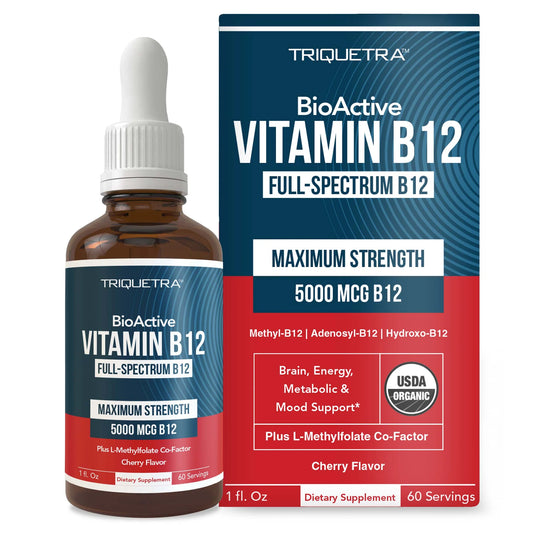BioActive Vitamin B12 Plus L-Methylfolate 5000 MCG Organic