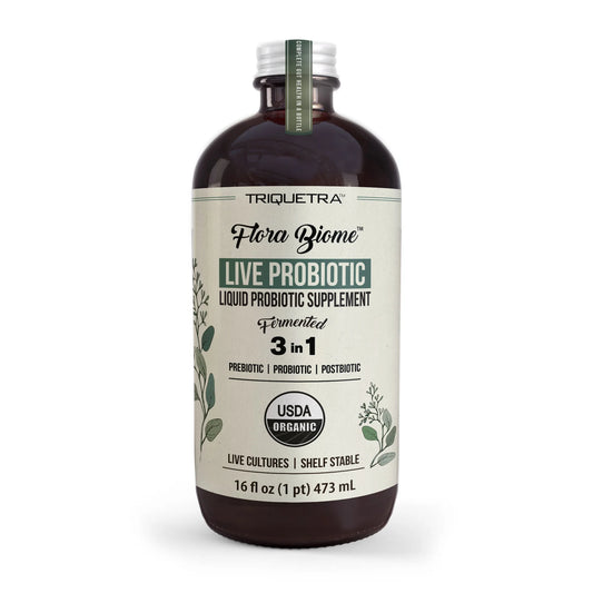 Flora Biome Live Probiotic Liquid Organic