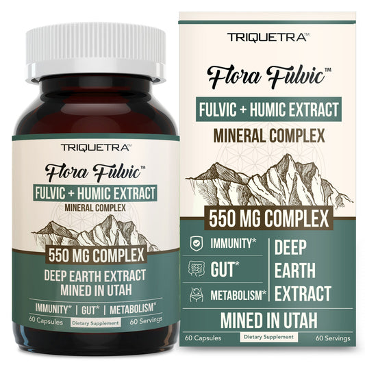Triquetra Flora Fulvic + Humic Acid Complex Capsules