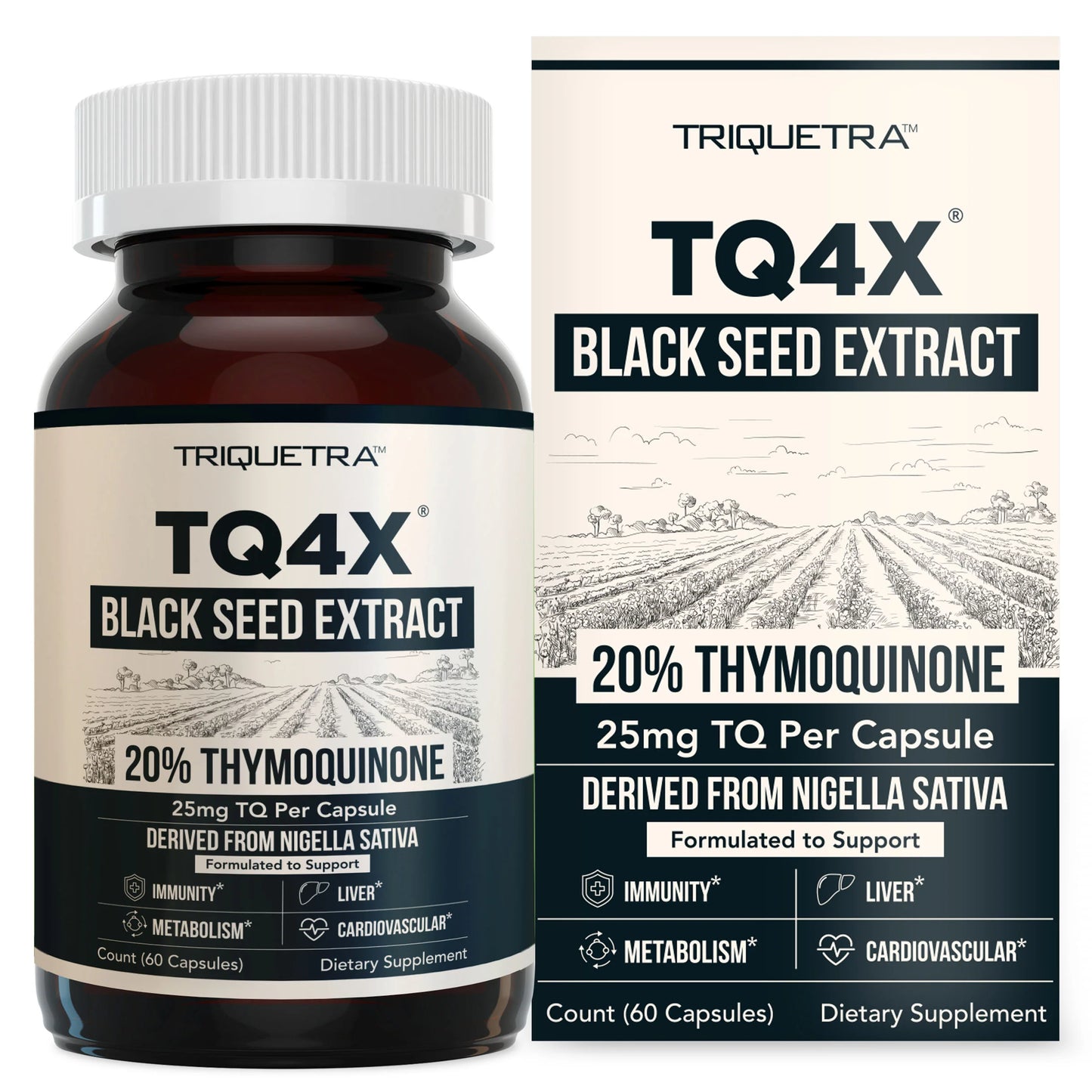 Triquetra TQ-Advanced 4X Black Seed Oil Extract Capsules