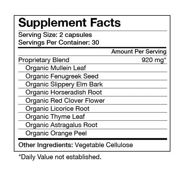 Food Over Drugs Lung Formula Capsules