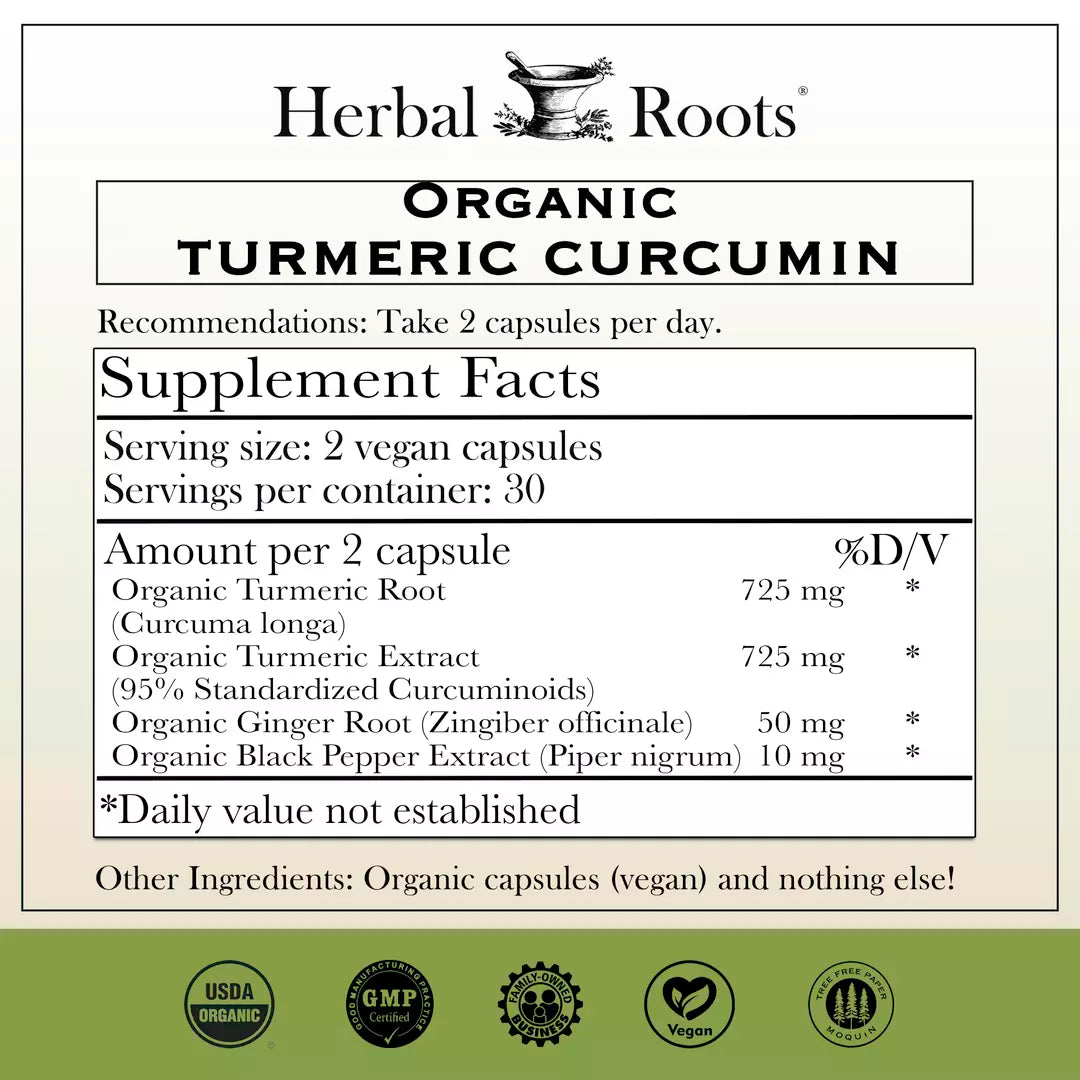 Turmeric Curcumin Organic