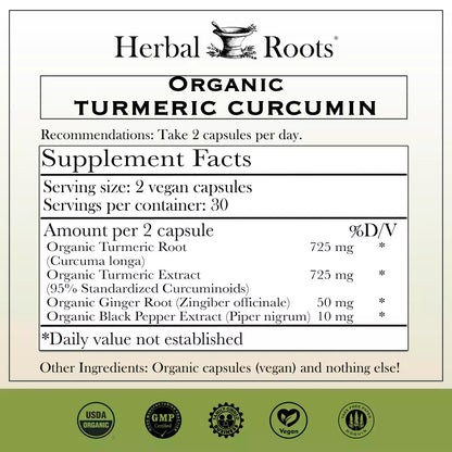 Turmeric Curcumin Organic