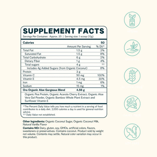 Aloe Gorgeous Collagen-Boosting Powder