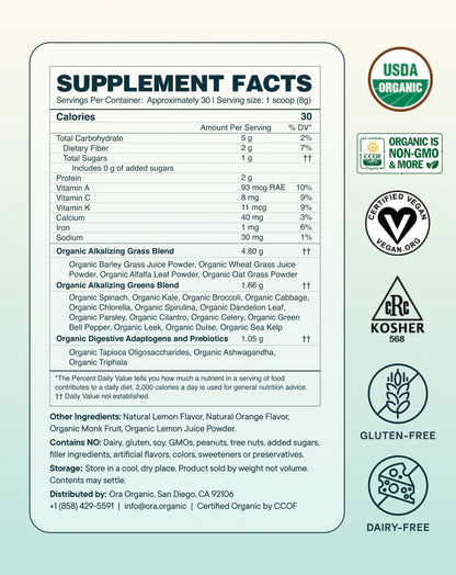 Easy Being Green Superfood Greens Organic