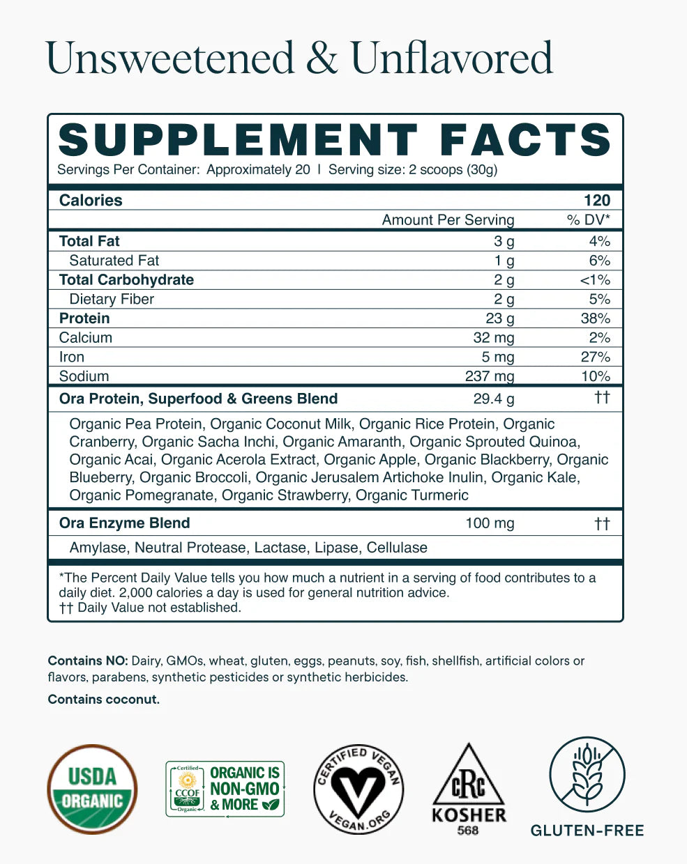 So Lean & So Clean Protein Organic