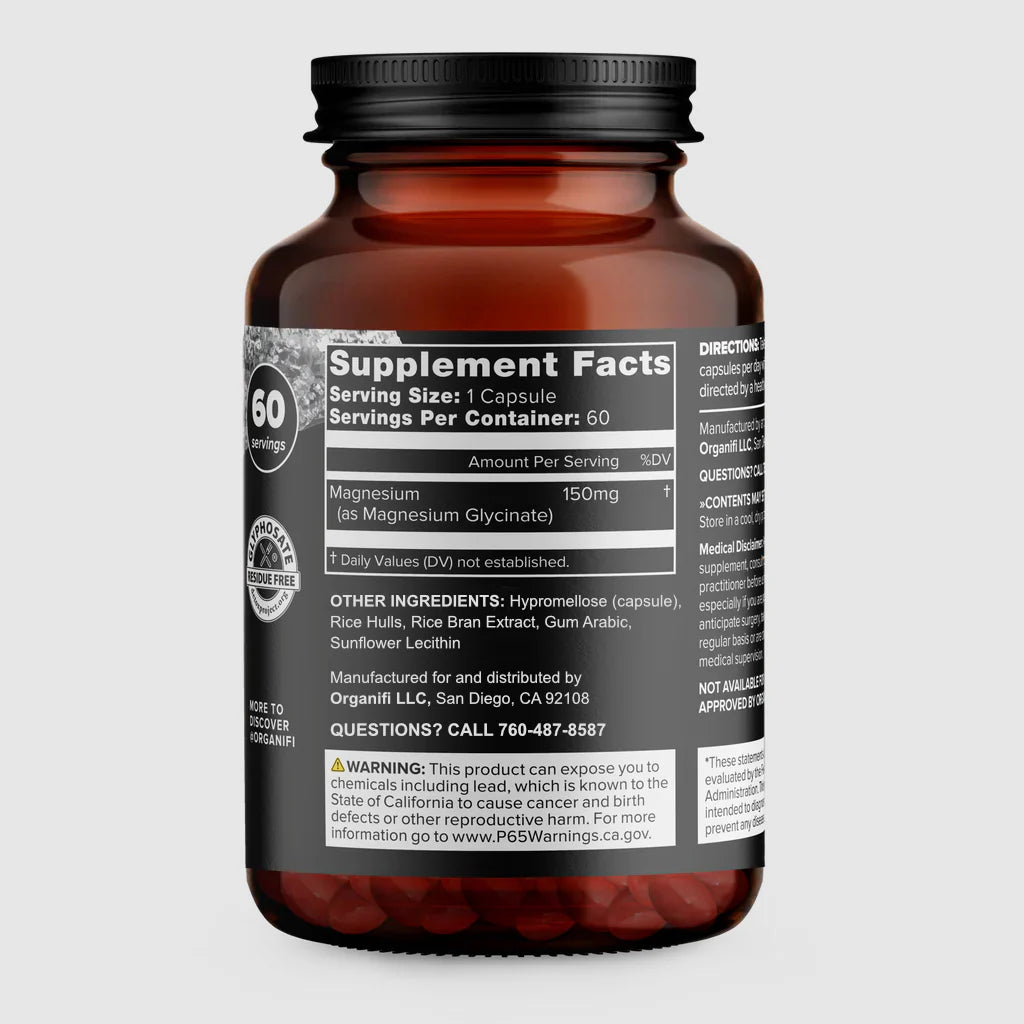 Organifi Magnesium Glycinate Capsules