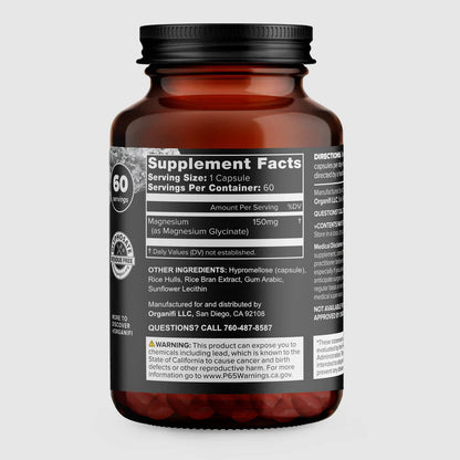 Organifi Magnesium Glycinate Capsules