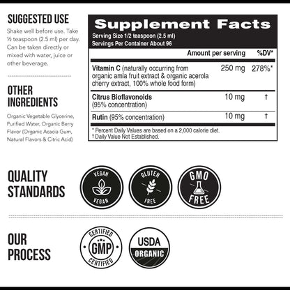 Triquetra Plant-C Whole Food Vitamin C Liquid Organic