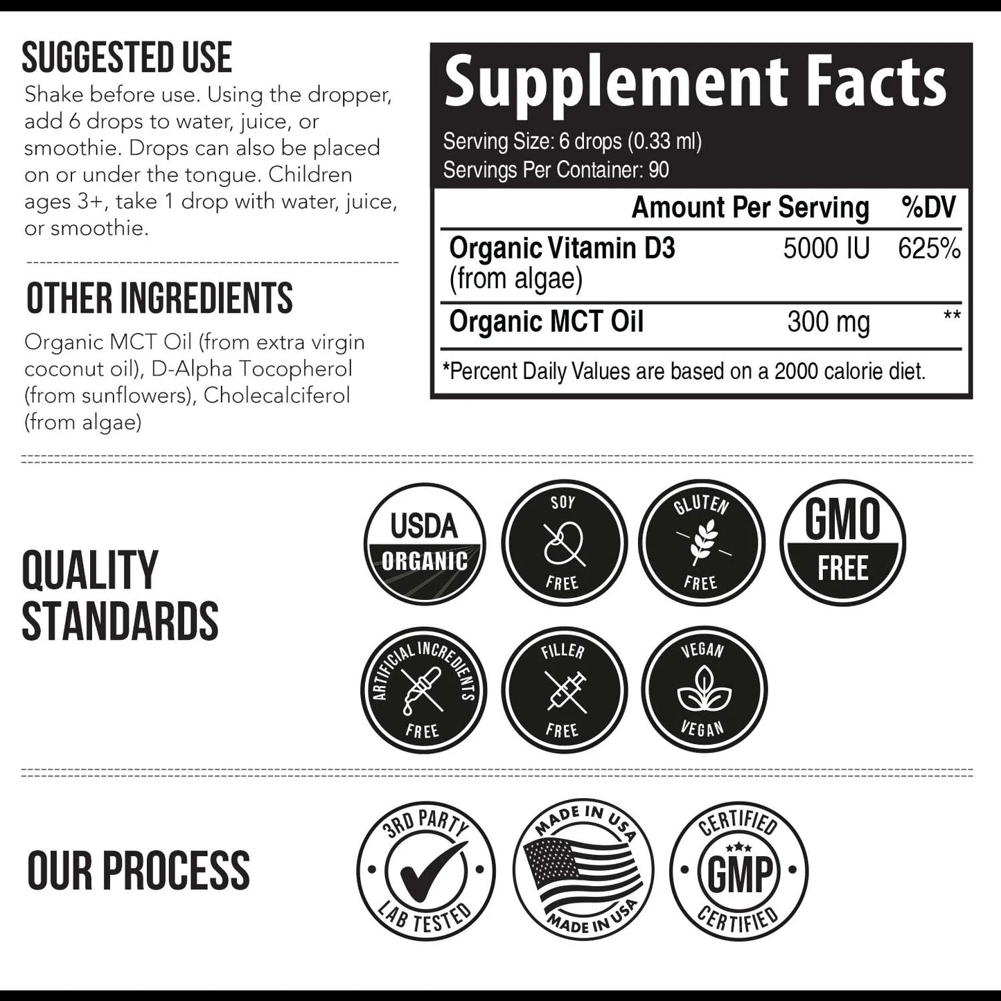 Plant-D3® Vitamin D3 5,000 IU Organic