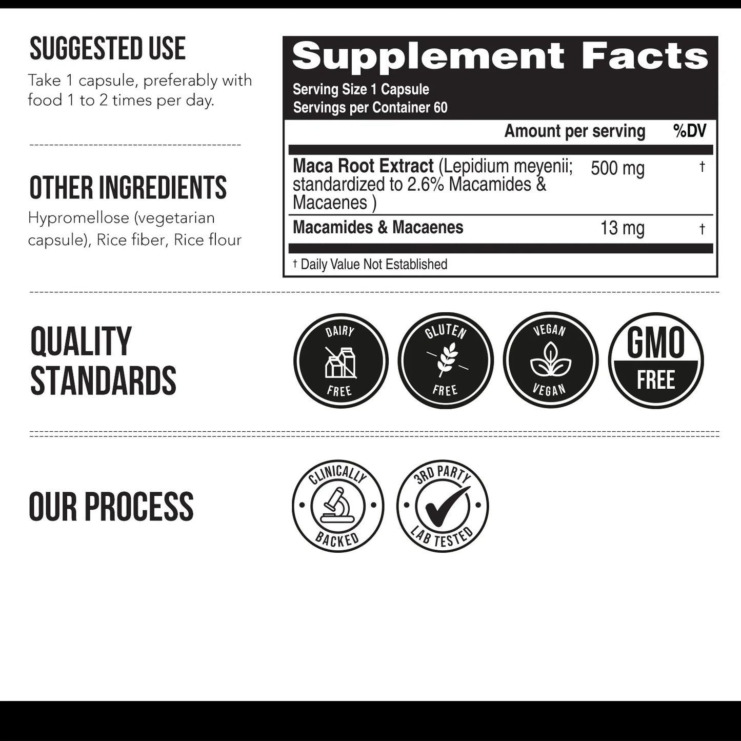 Triquetra Total Maca Root Extract Capsules