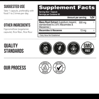 Triquetra Total Maca Root Extract Capsules