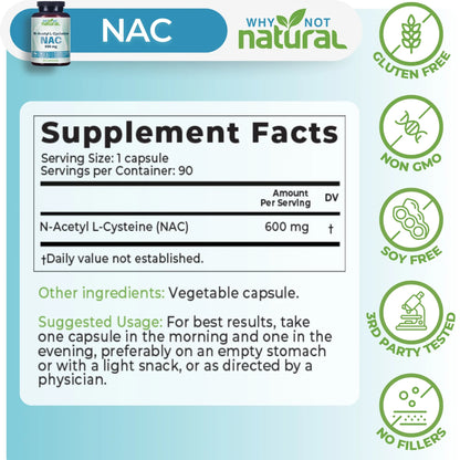 Why Not Natural NAC Capsules