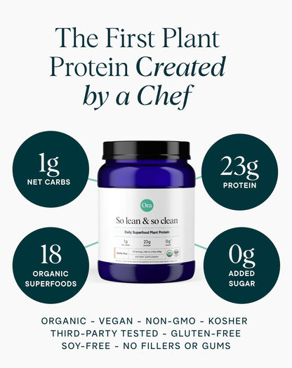 Ora Organic So Lean & So Clean Protein Vanilla Chai Powder Organic