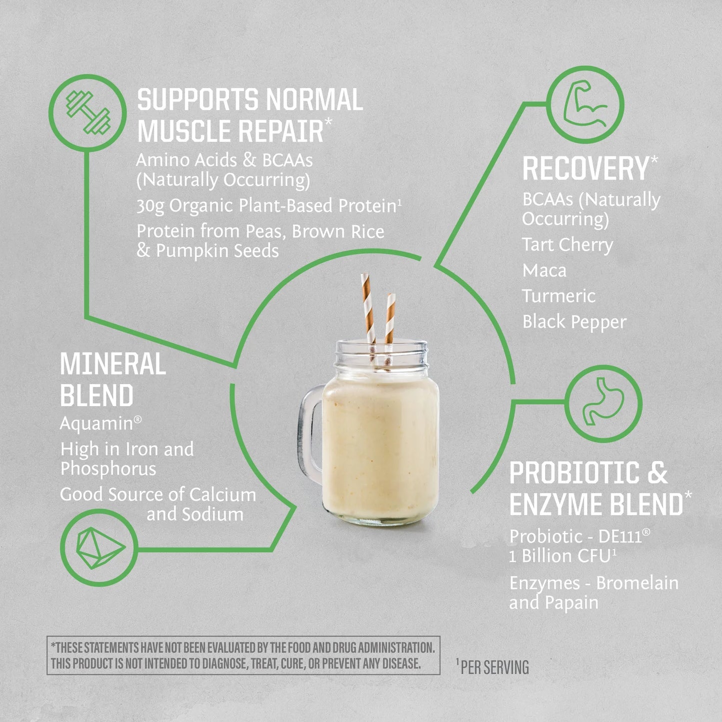 Sunwarrior Active Protein Unflavored Powder Organic