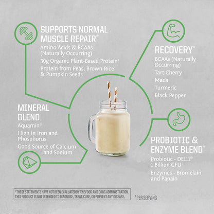 Sunwarrior Active Protein Unflavored Powder Organic